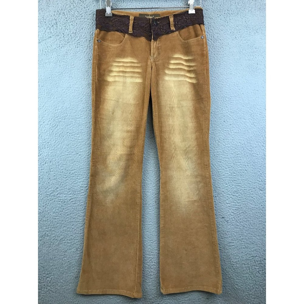 Vintage Duchesse Women's Flared Bell Bottom Corduroy Pants size 5